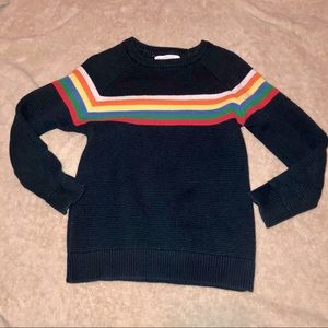 H&M Dark Blue Striped Sweater
